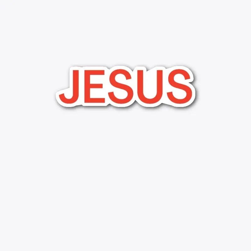 Jesus Die Cut Sticker